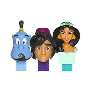 PEZ ペッツ　Disney　アラジン、厚足、2019年版、3種セット、ルーズ　Disney Ala...