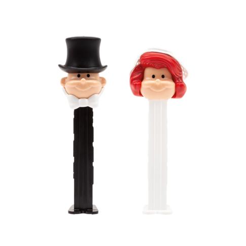 PEZ ペッツ　ブライド赤髪&amp;グルーム、厚足、2020年版、2種セット、ルーズ　Bride &amp; Gr...