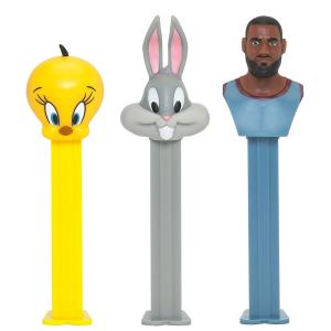 PEZ ペッツ　Looney Tunes　スペースジャム、３種セット、2021年版、袋入り　Space Jam｜amoju