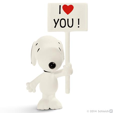 SNOOPY スヌーピー　22006 I Love You・単品　2014年版　Schleich社製