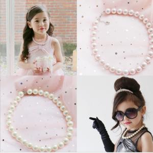 キッズパールネックレス 子供 アクセサリー　　　　ブライズメイド