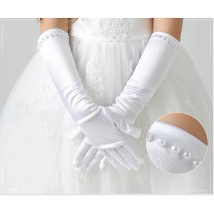 グローブ・ウェディンググローブ・ロング_サテン　　ブライズメイド　　　　（限定
