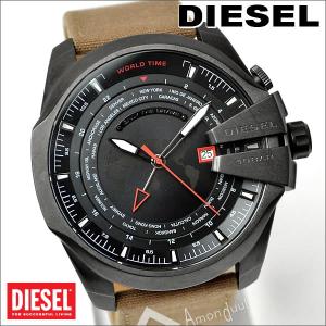 DIESEL メガチーフ ディーゼル ミリタリー腕時計ワールドタイム メンズ DZ4306 マスターチーフ