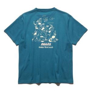 ROARK REVIVAL ロアーク リバイバル トップス Tシャツ カットソー ”ROADTRIP CLUB” FINE TECH DRY TEE プリントTシャツ 半袖Tシャツ