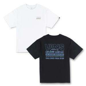 VANS バンズ ヴァンズ トップス Tシャツ カットソー CUSTOM LOGO SS TEE　VN000NNJ 半袖Tシャツ プリントTシャツ
