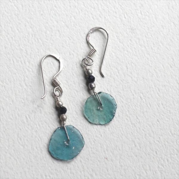 ローマンガラス/アフガニスタン出土 ピアス　The Roman Glass