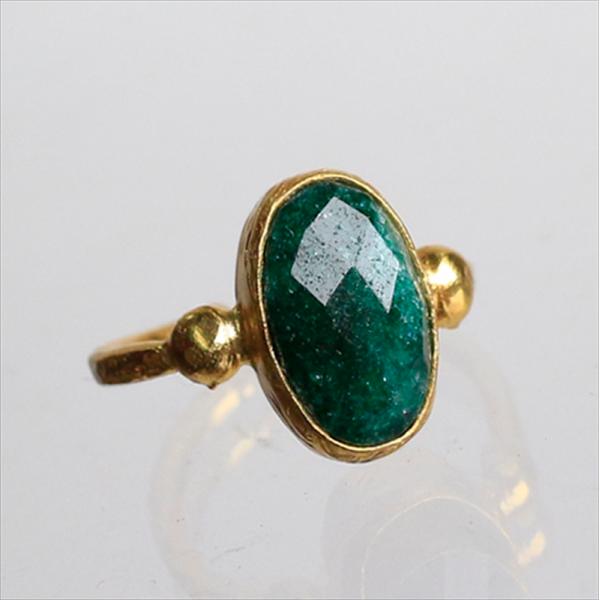 エメラルド リング /オーバル Emerald Ring アルサメイア トルコジュエリー