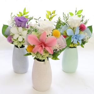 御供花 蓮 プリザーブドフラワー 仏花 お悔み お供え 供花 仏壇花 仏壇