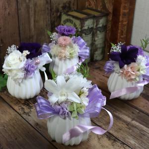 プリザーブドフラワー仏花 ミニ仏壇用 仏花 造...の詳細画像2