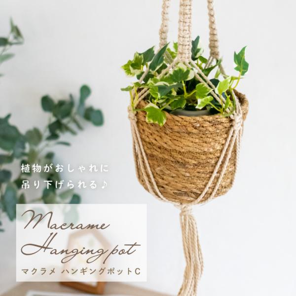 ハンギングプランター プラントハンガー ハンギング おしゃれ ナチュラル 吊り下げ 観葉植物 植物 ...