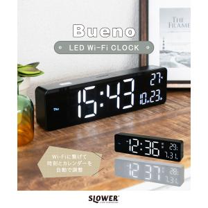 SLOWER 置き時計 掛け時計 Wi-Fi接...の詳細画像1