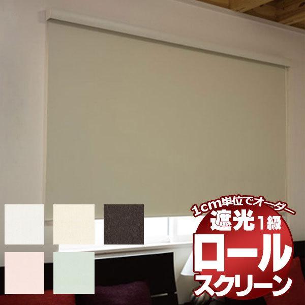 ロールスクリーン 目隠しや間仕切りとしても使用可能 ロールカーテン 木ネジタイプ 既製品 エクシヴ ...