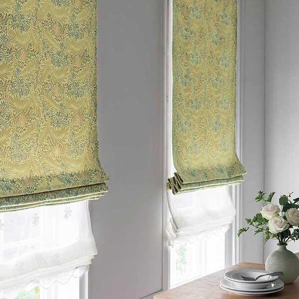 高級オーダーカーテン 本物主義の方へ、川島セルコン Morris Design Studio Lar...