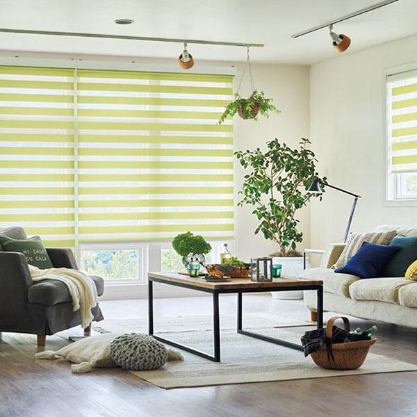 調光ロールスクリーン タチカワブラインド クエンテ デュオレ  防炎 単色フレーム