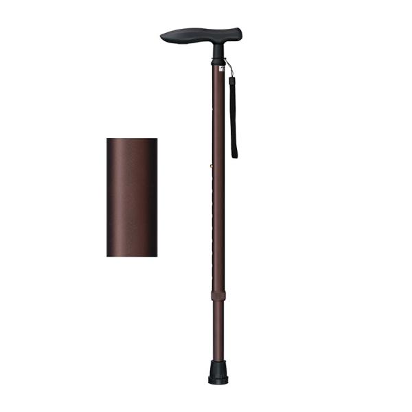 ウォーキング・ステッキ・杖 シニアサポート 歩く力を応援 スレンダーネックE 伸縮 WB5322 ブ...