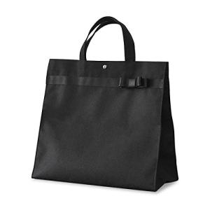 RiZKiZ お受験バッグ フォーマルサブバッグ 【ブラック】 36cm×41.5cm マチ最大15cm A4 面接 入学式 入園式 学校行事 授業参の商品画像