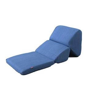 東谷 AZUMAYA テレビ枕 ごろ寝座椅子 クッションチェア クッションマット ライトデニムの商品画像
