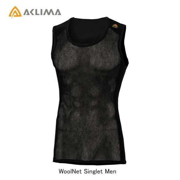 アクリマ ACLIMA WoolNet Singlet Men ウールネット シングレット ノースリ...