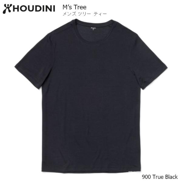 フーディニ HOUDINI Ms Tree Tee 900 True Black ツリー ティー ア...