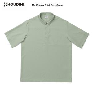 フーディニ HOUDINI Ms Cosmo Shirt A82 frost green  メンズ コスモ シャツ プルオーバーシャツ アウトドア｜ams-doing