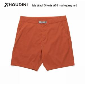 フーディニ HOUDINI Ms Wadi Shorts メンズ ワディショーツ  A76 mahogany red アウトドア  短パン｜ams-doing