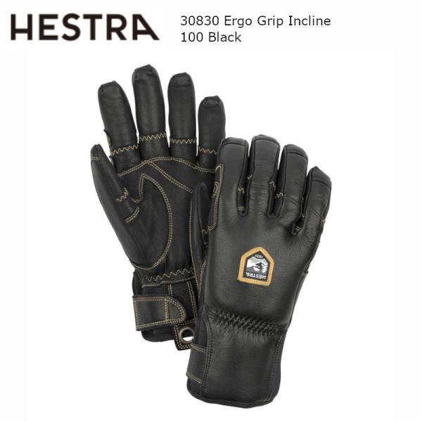 ヘストラ HESTRA 30830 Ergo Grip Incline 100 Black エルゴ ...
