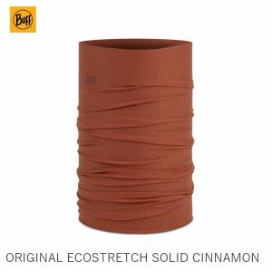 バフ BUFF Original EcoStretch SOLID CINNAMON ネックチューフ゛ 多機能 ネック ヘッド マスク ストレッチ 保温 速乾｜ams-doing