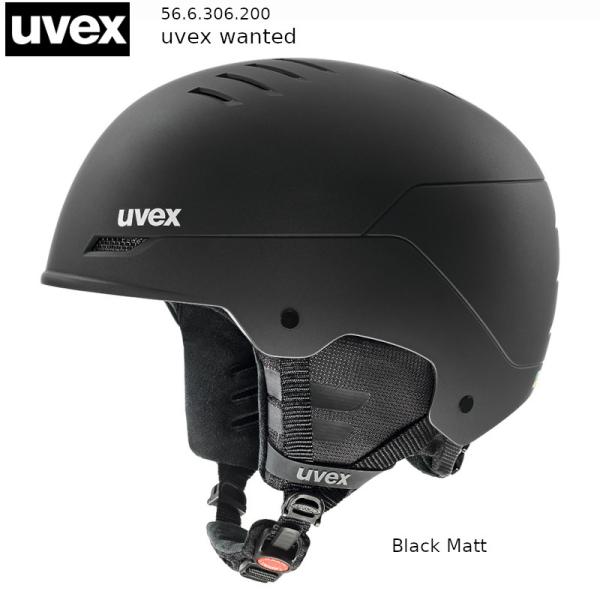 ウベックス ヘルメット 2024 UVEX wanted black matt ブラックマット スキ...