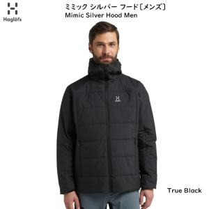 ホグロフス アウトドア 2024 Haglofs Mimic Silver Hood Men True Black ミミック シルバー フード メンズ ジャケット｜ams-doing