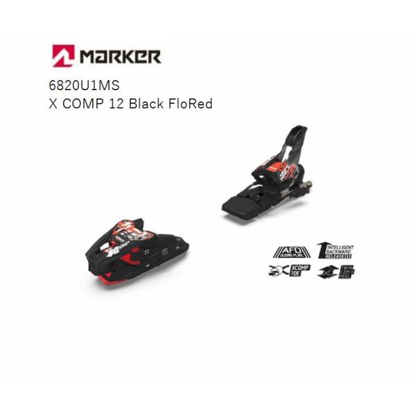マーカー ビンディング MARKER X COMP 12 Black FloRed 6820u1ms...