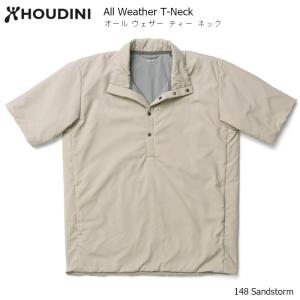 フーディニ HOUDINI All Weather T-Neck 148 sandstorm ユニセックス オール ウェザー ティーネック｜ams-doing