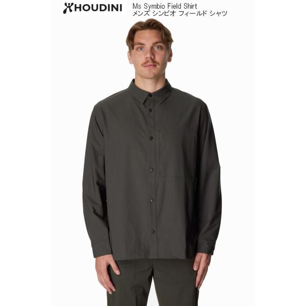 フーディニ HOUDINI Ms Symbio Field Shirt H29 Green Illu...