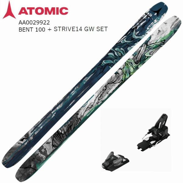 アトミック スキー板 2024 ATOMIC BENT 100 + STRIVE14 GW ベント ...