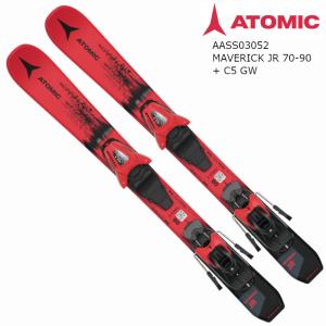 アトミック スキー板 2023 ATOMIC MAVERICK JR 70-90 + C5 GW ジュニア キッズ ビンディングセットの商品画像