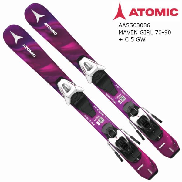アトミック スキー板 2024 ATOMIC MAVEN GIRL 70-90 + C 5 GW ジ...