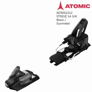 アトミック ビンディング 2024 ATOMIC STRIVE 14 GW Black/Gunmetal スキー アルペン オールマウンテン｜ams-doing