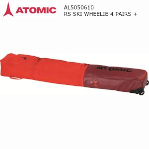 アトミック スキーケース 2022 ATOMIC RS SKI WHEELIE 4 PAIRS + AL5050610 Rio Red レッド スキーバッグ 215cmまで