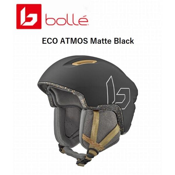 ボレー ヘルメット BOLLE ECO ATMOS Matte Black 大人用 スキー スノボ ...