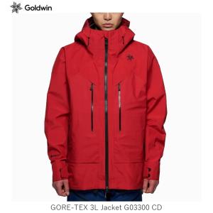 ゴールドウイン スキーウェア 2023 2024 GOLDWIN GORE-TEX 3L Jacket G03300 CR メンズ ゴアテックス ジャケット｜ams-doing