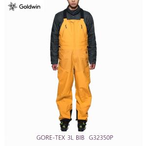 ゴールドウィン スキーウェア 2023 GOLDWIN GORE-TEX 3L BIB BLブライトゴールド G32350P ゴアテックス シェルパンツ ビブ｜ams-doing