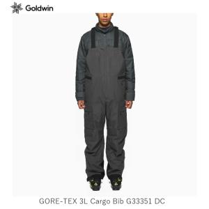 ゴールドウイン スキーウェア 2023 2024 GOLDWIN GORE-TEX 3L Cargo Bib G33351 Dチャコール メンズ ビブパンツ つなぎ｜ams-doing