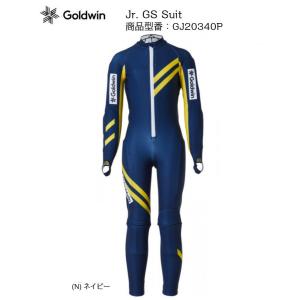 ゴールドウイン 即納品 2021 GOLDWIN Jr. GS Suit GJ20340P スキーウエア レーシング ジュニア ワンピース NAVY｜ams-doing