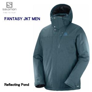 サロモン 2019 SALOMON FANTASY JKT Mens L40359900 Reflecting Pond  ファンタジー ジャケット スキーウェア メンズ｜ams-doing