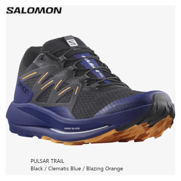 サロモン トレイルシューズ 22FW SALOMON PULSAR TRAIL Black Clem...