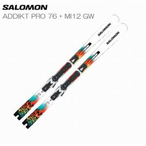 サロモン スキー板 2027 SALOMON ADDIKT PRO 76 + MI12 GW  L47891700 ビンディング付き