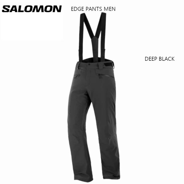 サロモン スキーウェア 2024 SALOMON EDGE PANT M DEEP BLACK エッ...