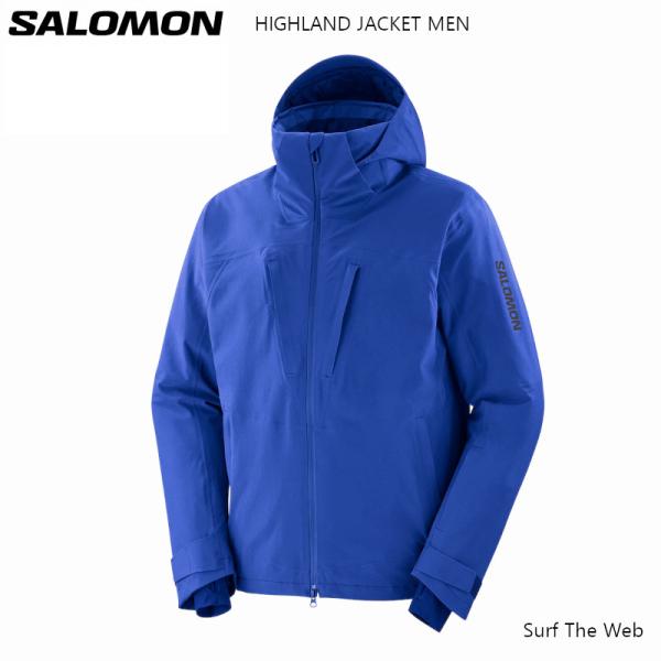 サロモン スキーウェア 2024 SALOMON HIGHLAND JACKET M Surf Th...