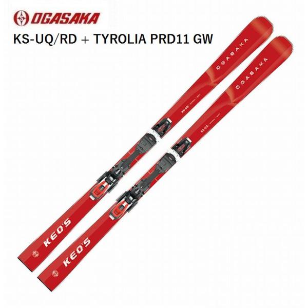 オガサカ スキー板 2026 OGASAKA KS-UQ/RD + TYROLIA PRD11 GW...