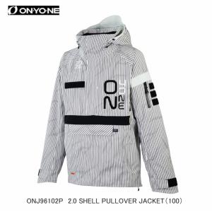 オンヨネ スキーウェア 2023 2024 ONYONE ONJ96102P 2.0 SHELL PULLOVER JACKET 100P WHITE メンズ レディース ジャケット 即納品｜ams-doing