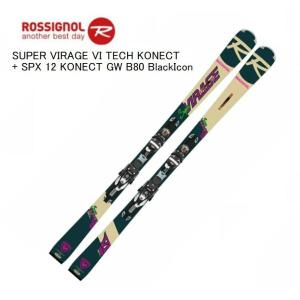 ロシニョール 2021 2022 ROSSIGNOL SUPER VIRAGE VI TECH KONECT + SPX 12 KONECT GW80  スキー ビンディングセット スキー 21/22｜ams-doing